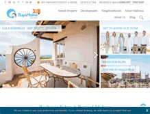 Tablet Screenshot of buyahomemallorca.com